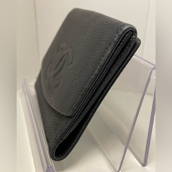 Authentic Chanel, timeless, caviar, compact wallet - Picture 3 of 11